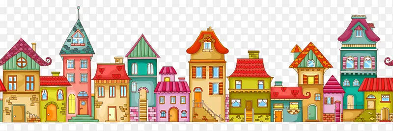 彩色小房子
