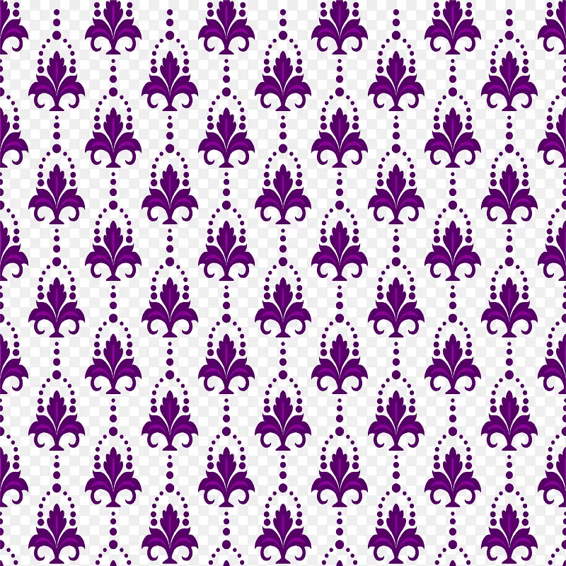 紫色简约花纹背景