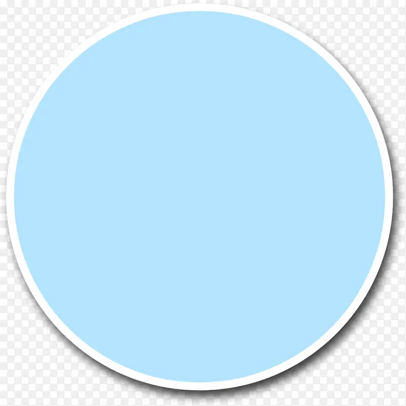 蓝色白边圆形图案