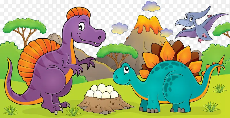 两只恐龙