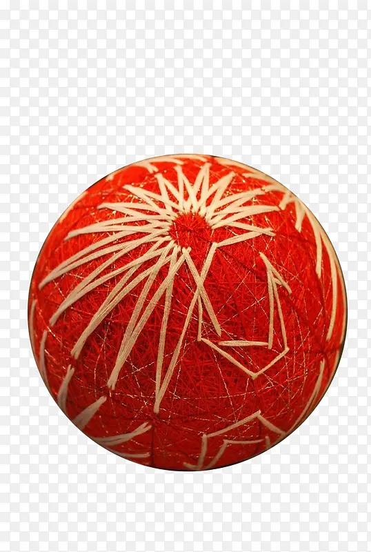 抽象太阳纹手鞠球矢量