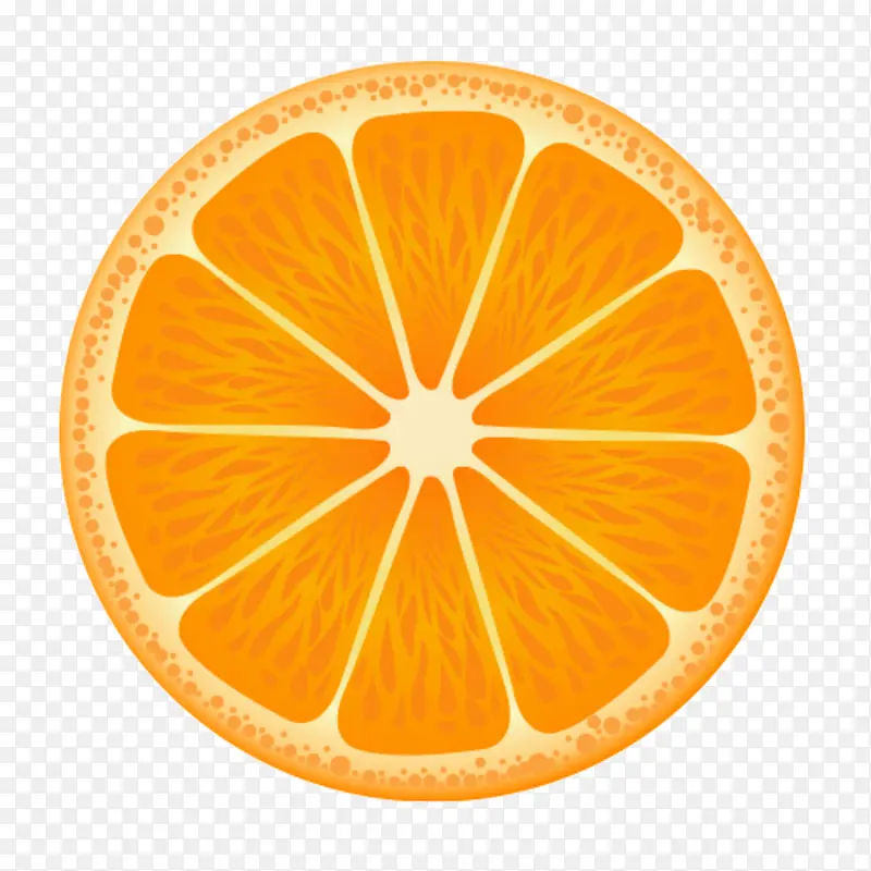 扁平化橘子