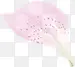 透明粉红花瓣