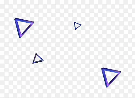科技漂浮三角形