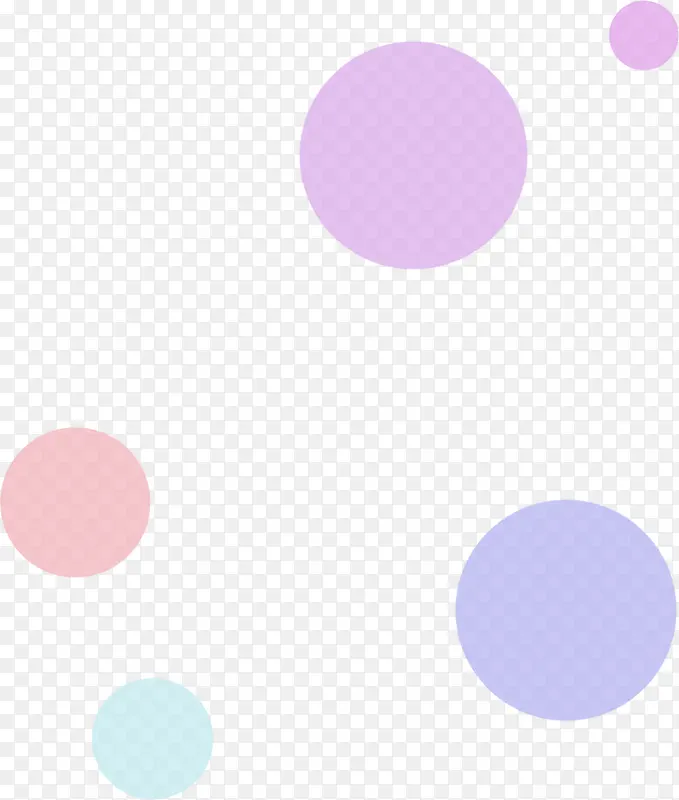 紫色漂浮圆形装饰