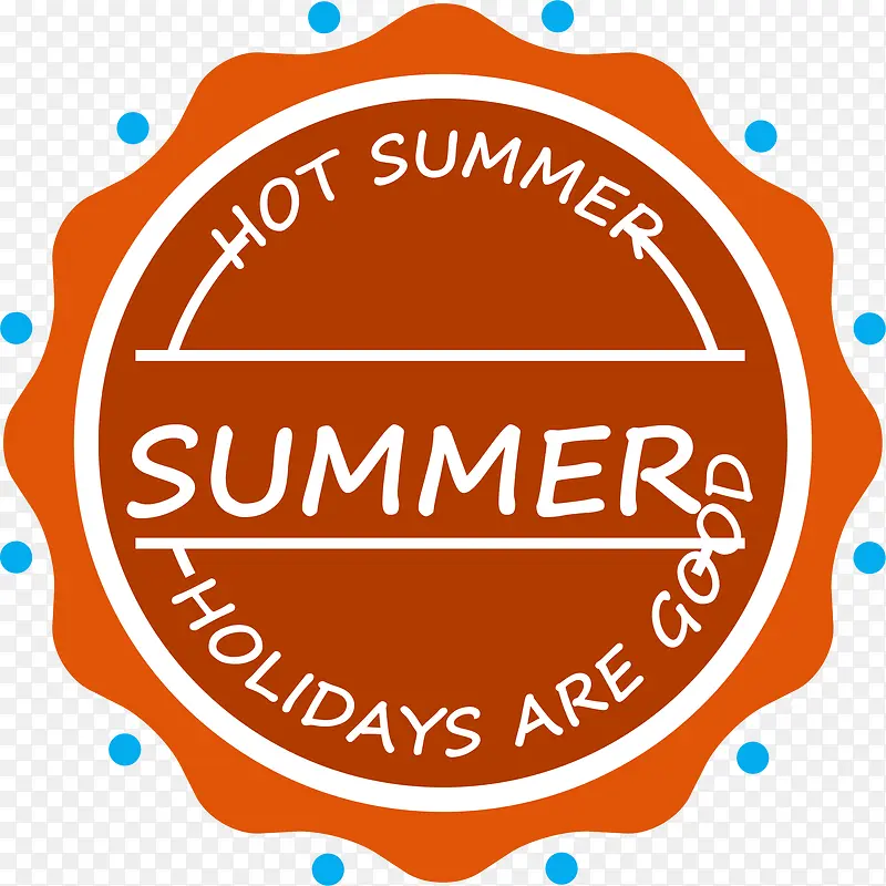 summer橙色标签