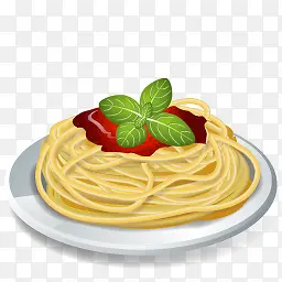 意大利面3D食品PNG图标