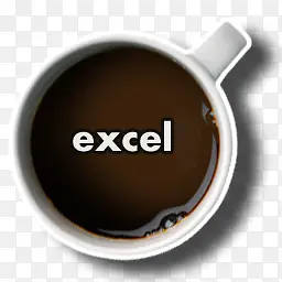 excel办公室的咖啡PNG图标
