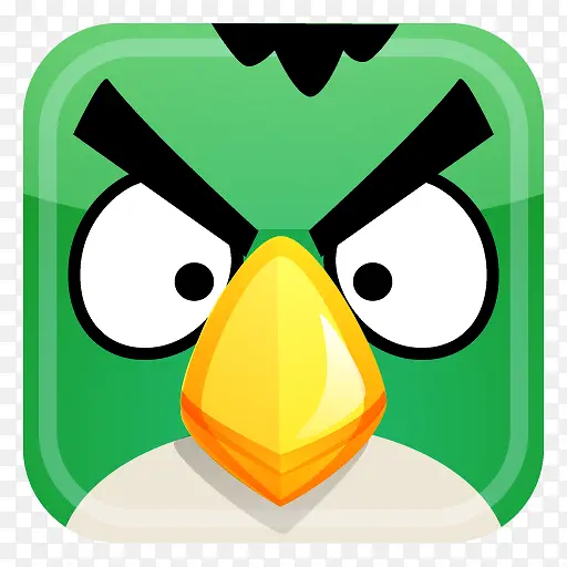 绿色鸟愤怒的小鸟图标