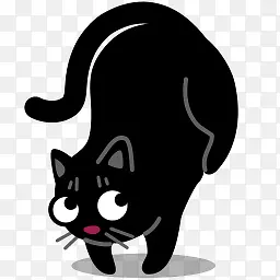 懒猫萌猫黑猫PNG图标