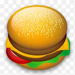 汉堡快餐食物PNG图标