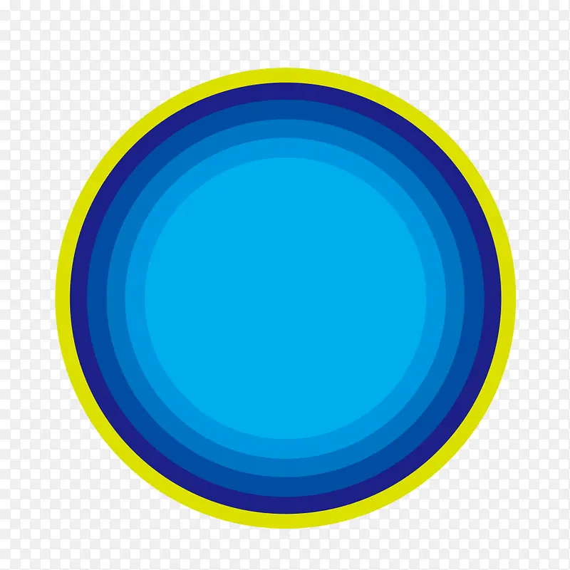 蓝色圆形渐变图案
