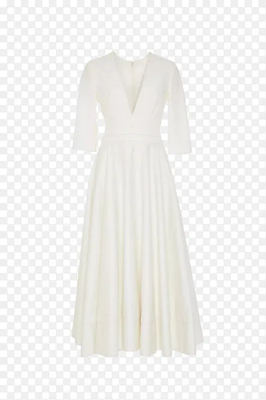 白色淑女连衣裙