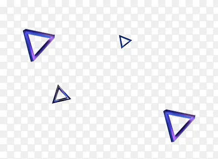 不规则三角形蓝色渐变图案