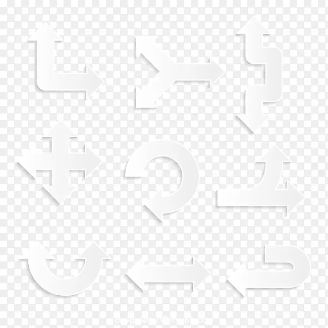 矢量箭头标