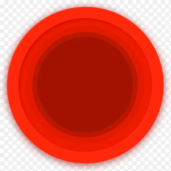 红色分层圆形设计
