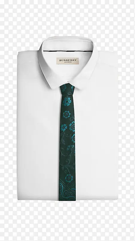高清白色的衬衫黑色商务领带
