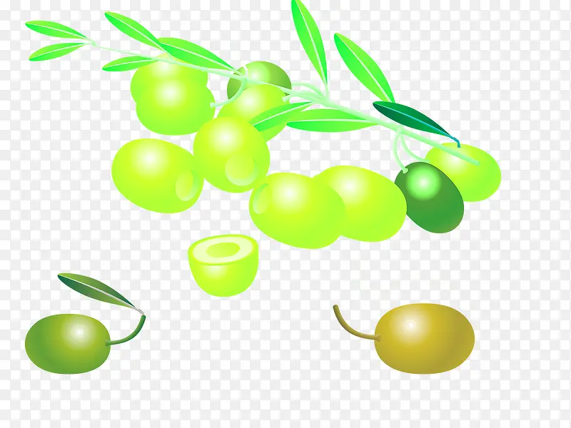 跨年水果小橄榄