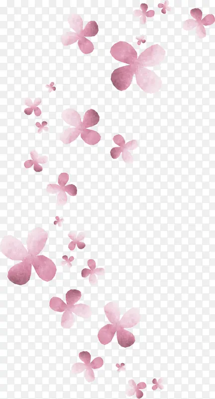 粉色小花图案