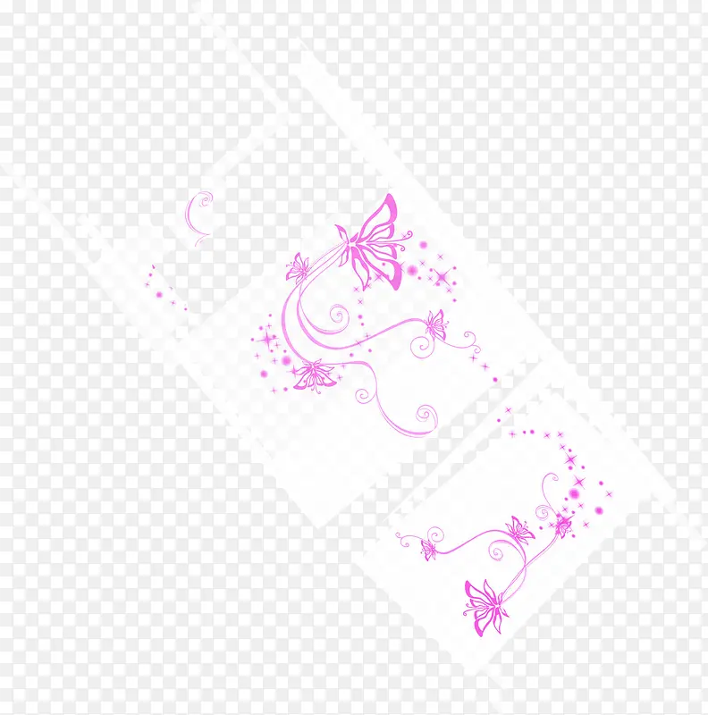 手绘粉色花纹婚礼海报