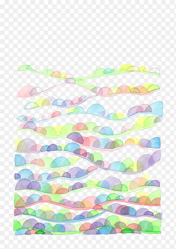 水彩底纹