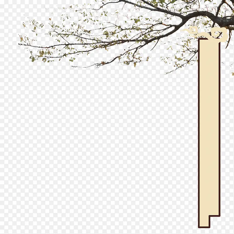 平面中国风树装饰