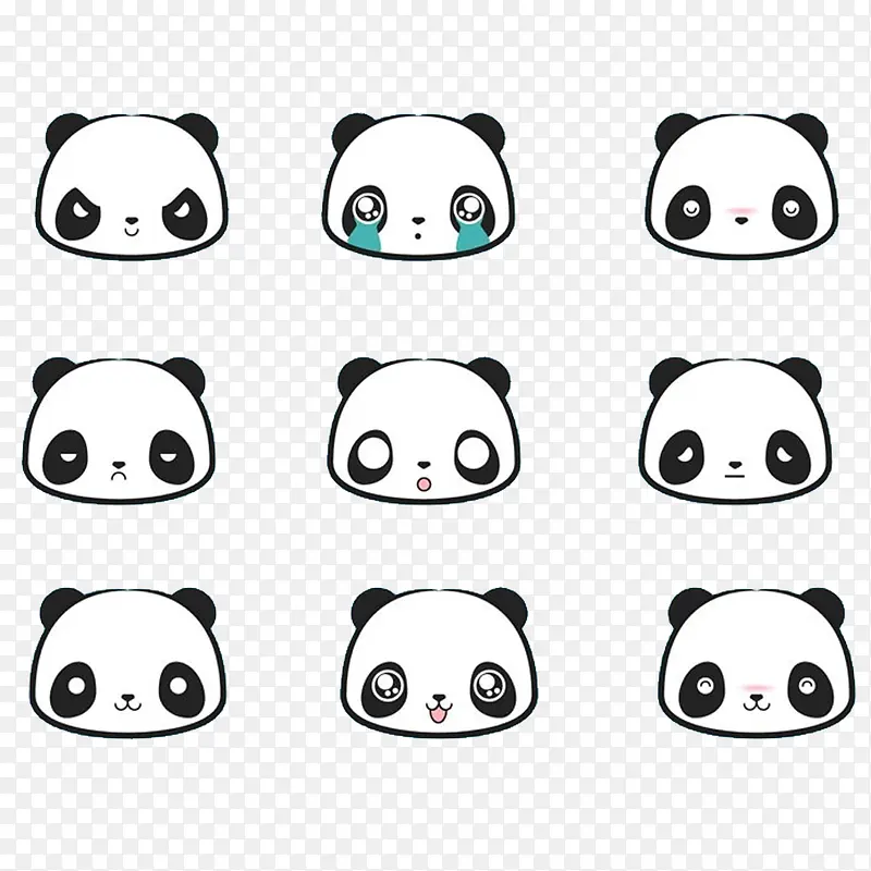 多款熊猫头像