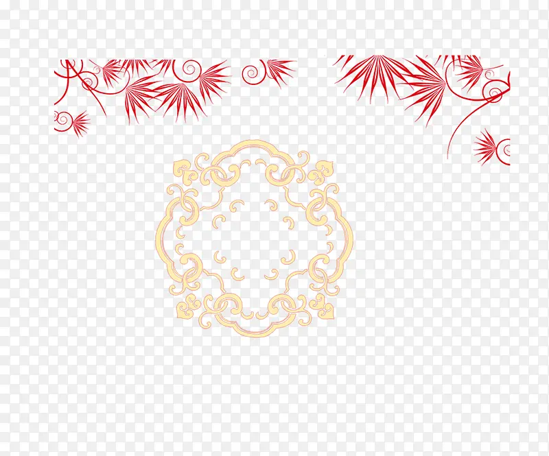 中国风装饰花边纹理