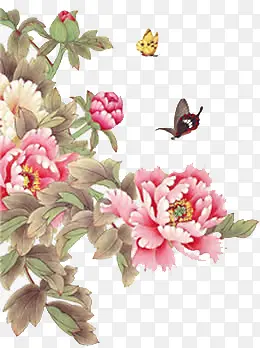 蝴蝶在花中舞
