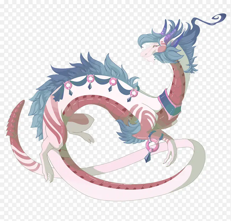矢量手绘龙
