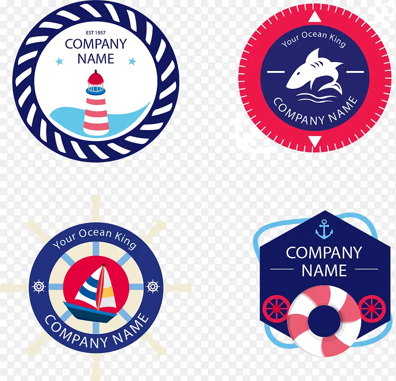 四张航海公司标志