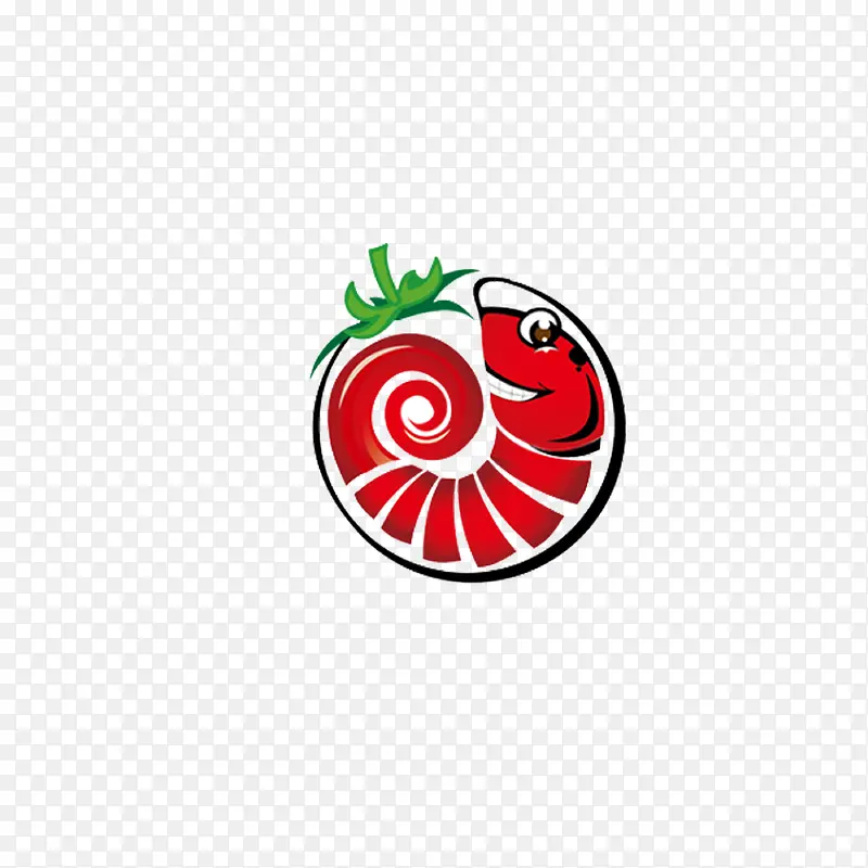 圆形虾logo