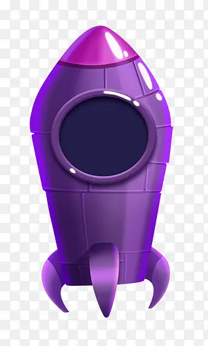 紫色火箭高清背景素材