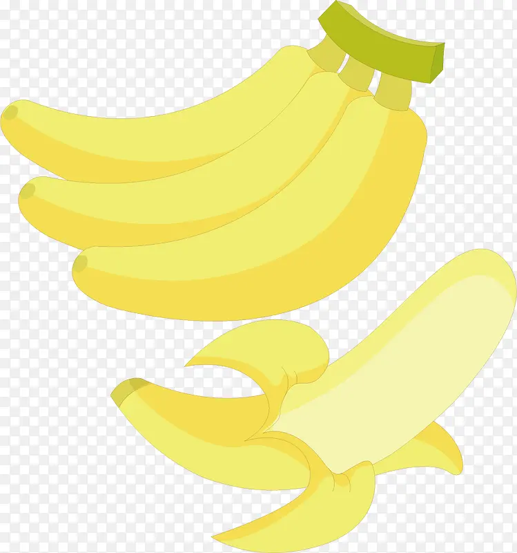 矢量卡通香蕉