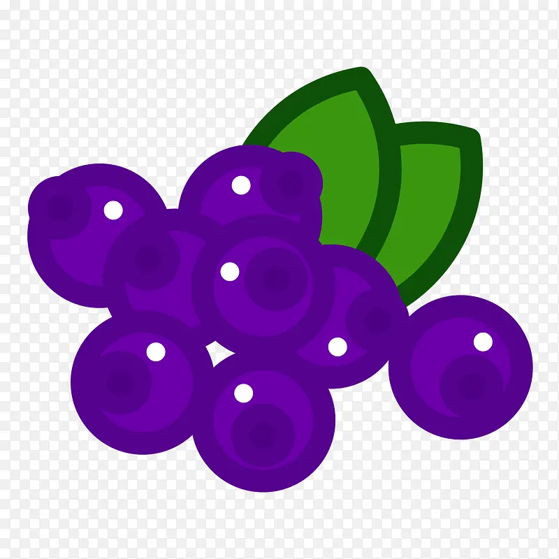 卡通水果维生素营养蓝莓