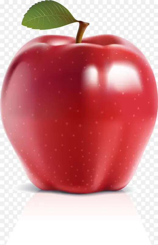 红色新鲜苹果水果