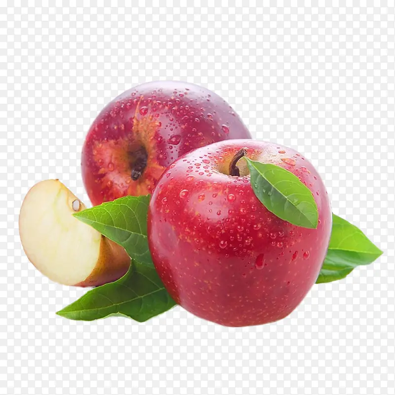 红色新鲜苹果水果高清