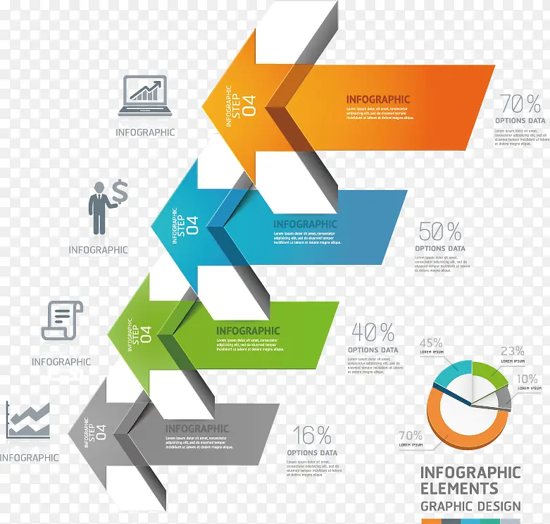 矢量箭头图表