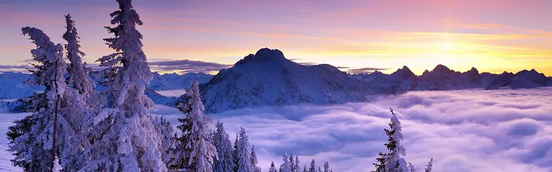 雪山背景