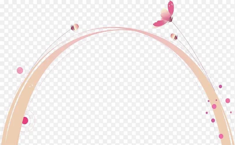 弯曲的线条矢量图