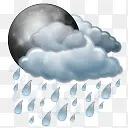 晚上雨iconsland天气