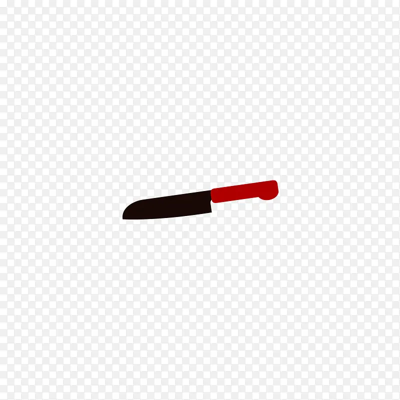 红黑色的刀
