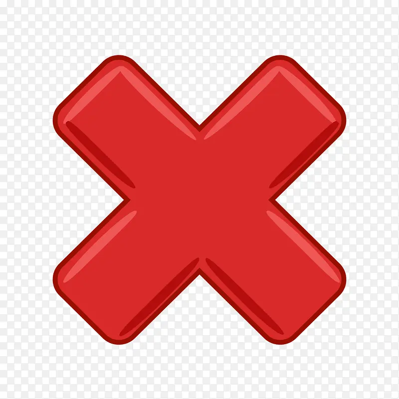 红色乘号PNG图片素材下载_图片编号yxopkjxp-免抠素材网
