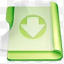 绿色下载桌面图标