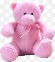 粉色毛绒玩具熊