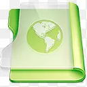绿色地球桌面图标
