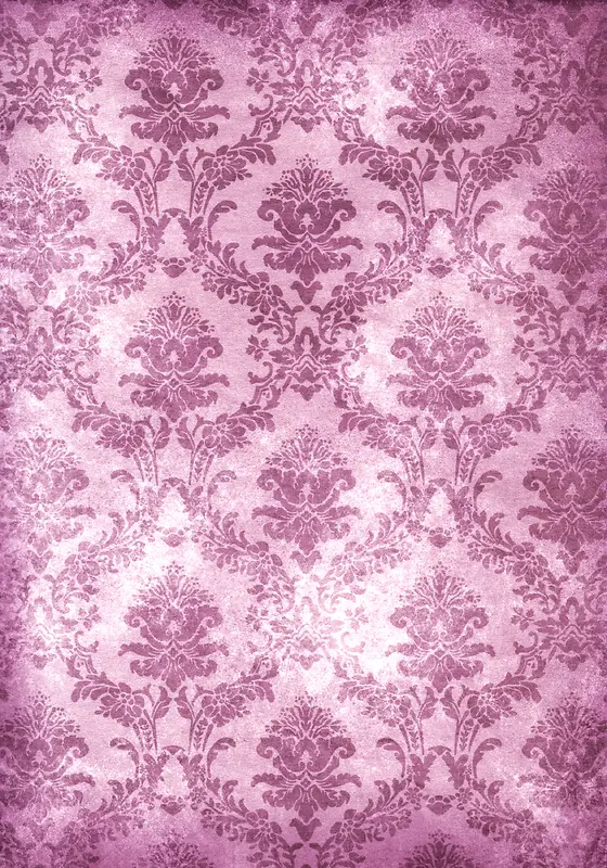 复古紫色花纹壁纸背景