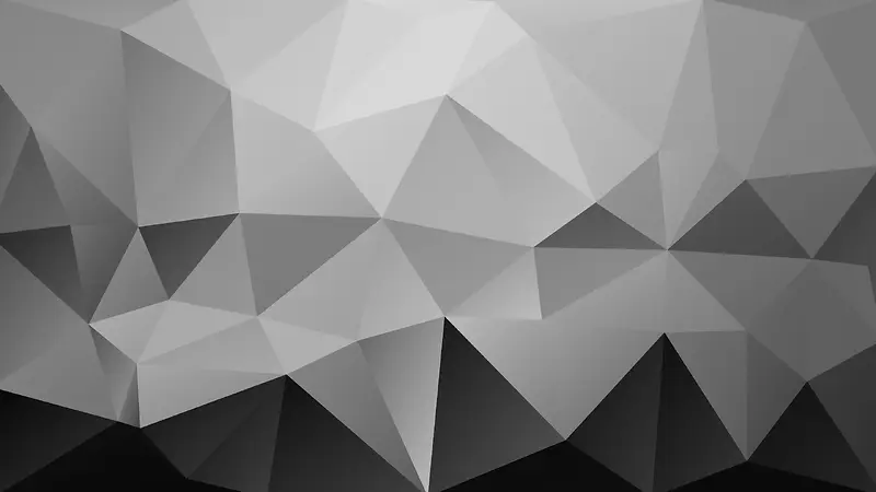 黑白立体褶皱折纸多边形背景矢量
