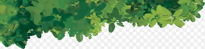 绿色灌木丛装饰
