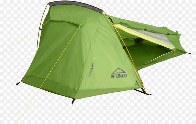 草绿色露营帐篷
